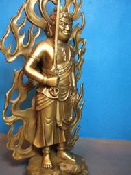 【不動明王】銅質 雙面 佛卡 唐卡 佛教 [31073] 歷史價格詳細信息