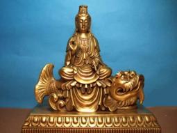 大方佛像藝品 - 觀音菩薩  - 鐵丸石製品 歷史價格詳細信息