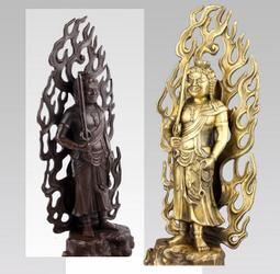 【不動明王】銅質 雙面 佛卡 唐卡 佛教 [31073] 歷史價格詳細信息