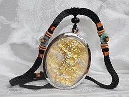 金法 面東大威德金剛 隨身攜佩帶護身精銅鎏銀嘎屋 31-7 歷史價格詳細信息