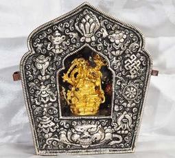 金法 大護法 給薩 爾王 增益豐財供奉佛堂、壇城、純銅隨身攜佩帶小佛龕 歷史價格詳細信息