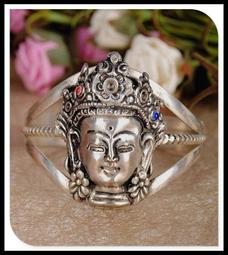 尼泊爾藏銀雕古銅鑲松綠石紅色寶石墜(R11)(起標價為一個) 歷史價格詳細信息