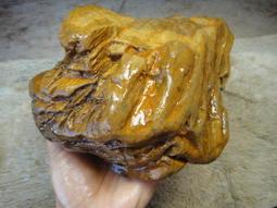 《紀老師的收藏-210 》高能量魔法石&rarr; 天然優質七彩鐵斧木化玉方形印章&rarr;V15  ※聚氣招財、心想事成、收藏增值! 歷史價格詳細信息