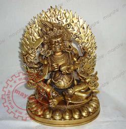 [RELI-N00403] WM-339 銅佛像藏傳佛教四臂觀音菩薩佛教用品30cm高 歷史價格詳細信息