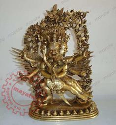 [RELI-N00409] WM-181 藏傳佛教用品純銅佛像 密宗金剛亥母菩薩 佛教用品 歷史價格詳細信息