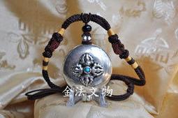 金法 如法裝臟八種聖物法寶圓滿，隨身攜佩帶純銅大圓雙面 十字杵 嘎屋 歷史價格詳細信息