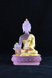 琉璃藥師佛像藍色七佛光如來佛祖像釋伽牟尼佛阿彌陀佛三寶佛擺件 歷史價格詳細信息