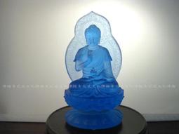 琉璃藥師佛像藍色七佛光如來佛祖像釋伽牟尼佛阿彌陀佛三寶佛擺件 歷史價格詳細信息