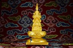 金法  最新極莊嚴勝利寶幢座   觀音吉祥滿願及144本尊心咒  太陽能電池 二用  轉經輪 歷史價格詳細信息