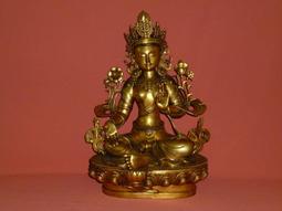 綠度母 5.8公分 小佛像/法像-金黃色 歷史價格詳細信息