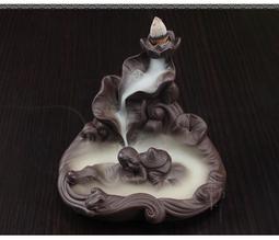 現貨[AB-104]精品陶瓷 坐蓮如來 坐蓮觀音 倒流煙香爐 熏香爐 家居擺件 歷史價格詳細信息