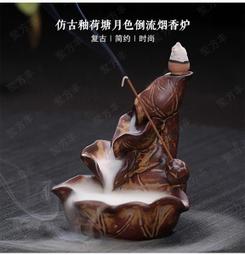 現貨[AB-104]精品陶瓷 坐蓮如來 坐蓮觀音 倒流煙香爐 熏香爐 家居擺件 歷史價格詳細信息