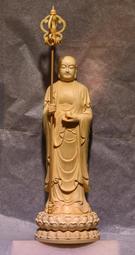 【樸緻精品】南無文殊師利菩薩 文殊菩薩 法像莊嚴 木雕擺件 黃楊木（GA-4686） 歷史價格詳細信息