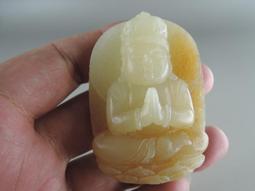 新疆和闐玉塔青一細鐵銹皮手把平安無事牌25388 歷史價格詳細信息