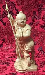 黃楊木 錦雕 3寸6 雙輪太子 中壇元帥 辦公桌 車上 擺放 歷史價格詳細信息