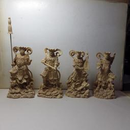 紫晶宮***黃楊木精雕媽祖婆千里眼順風耳護法(高10公分)***品質保證價格便宜 歷史價格詳細信息