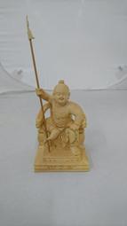 黃楊木哪吒三太子 神像木雕擺件 歷史價格詳細信息