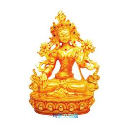 《均安佛教文物館》白度母(新版) 佛像 流金佛像 全新開版 歷史價格詳細信息