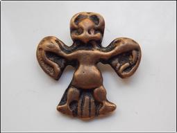 藏傳老銅大鵬金翅鳥托甲護身牌128 歷史價格詳細信息