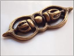 藏傳佛教 西藏老天銅天鐵瑪哈嘎拉三面明王普巴金剛杵 歷史價格詳細信息