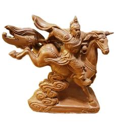 紫砂關公陶瓷實木擺件武財神關羽像客廳招財 歷史價格詳細信息