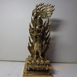 【不動明王】銅質 雙面 佛卡 唐卡 佛教 [31073] 歷史價格詳細信息