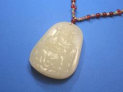 ☆╭【紫鈺の水晶】╮☆天然白玉髓觀音/項鍊特價***B146 歷史價格詳細信息