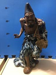 石灣公仔彌勒佛像人物客廳藝術擺設陶瓷擺件大號笑佛玄關隔斷裝飾 歷史價格詳細信息