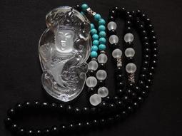 【結緣堂】大型[阿彌陀佛//佛祖]人工磨砂黑晶琉璃墬子 高49mm@017 歷史價格詳細信息