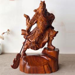 【樸緻精品】關聖帝君 義薄雲天 法像莊嚴 關公神像 木雕擺件 花梨木（GA-4864） 歷史價格詳細信息