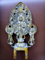 【五輪塔】老件天銅佛牌『卍大鵬金翅鳥卍』C如圖示! 請鑑賞!! 歷史價格詳細信息