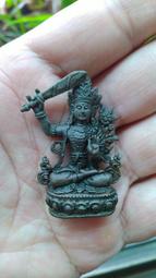 【五輪塔】佛教文物銅精雕藏密佛像『卍四臂象鼻王財神卍』尺寸約※高H16，寬W10(cm) 。 歷史價格詳細信息