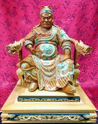 樟木雕 漆線 安金 尺3 關聖帝君 恩主公 台灣樟木 台灣安金 歷史價格詳細信息