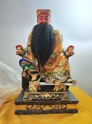 樟木雕 漆線 安金 台灣植毛　1尺3 法主公 張公聖者 工廠直營 特殊需求可訂製 歷史價格詳細信息