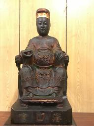 古董佛像老件  早期廳堂三佛，觀音8.8吋、灶君、土地公8吋 歷史價格詳細信息