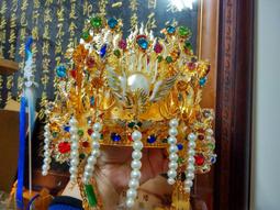 【靜福緣】 雙色水鑽銅帽『唐彩美鑽元帥帽』通天冠元帥帽神明帽帥帽通天冠神明帽神冠神帽田都元帥邢府王爺武財神趙元帥封府趙府 歷史價格詳細信息