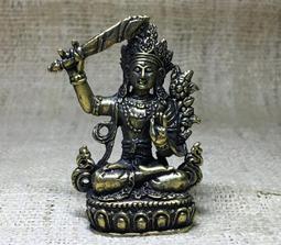 如是H163文殊菩薩戛烏.隨身廟/高7.7cm 歷史價格詳細信息