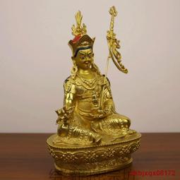蓮花生大士佛像擺件 密宗 藏傳尼泊爾精品純銅鎏金西藏印度蓮花生 歷史價格詳細信息