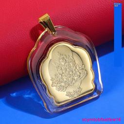 黃財神小吊牌，黃財神吊墜純銀999純手工5167 歷史價格詳細信息