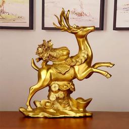 招財鹿流沙畫擺件家居客廳酒櫃裝飾品玄關電視櫃新房喬遷新居禮萌 歷史價格詳細信息