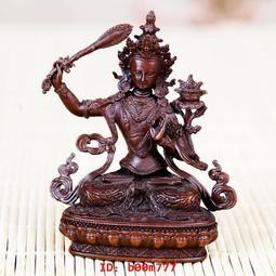藏傳復古純銅文殊菩薩佛像擺件小號迷你文殊師利菩薩密宗銅像 歷史價格詳細信息