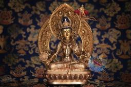 大白傘蓋佛母-銅箔隨身唐卡/護身卡(PB-C024) 歷史價格詳細信息