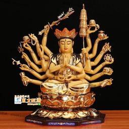 準提佛母像擺件 龍座準提鏡純銅合金 佛堂法器寶鏡家居莊嚴供具 歷史價格詳細信息