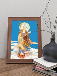 卡卡字畫~地藏王菩薩唐卡畫像 藏傳絹布佛像畫 佛堂裝飾畫卷軸掛畫定製訂做 歷史價格詳細信息