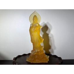 【通天寶】精選黃琉璃【佛手如意】古法製作 流光溢彩 變化瑰麗 招財納福 吉祥如意 家居裝飾擺件 歷史價格詳細信息