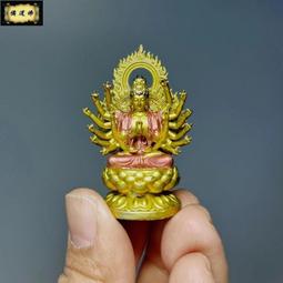 純銅彩繪觀音菩薩家用供奉觀音佛像觀世音菩薩擺件娑婆三聖全佛 歷史價格詳細信息