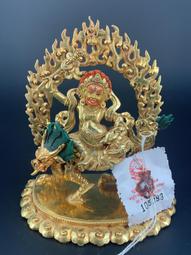 鎏金佛-白文殊師(藏傳老鎏金)原藏 收藏件 歡迎提問面交 歷史價格詳細信息