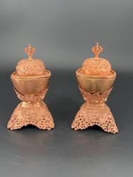 尼泊爾密宗法器精品鈴杵 純銅花紋九股金剛杵法鈴【幸福優品】 歷史價格詳細信息