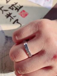 純銀925開口可刻字余生是你情侶戒指一對小眾原設計時尚~玲瓏心飾 歷史價格詳細信息