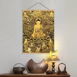 唐卡掛畫藏傳手工裝裱礦物質原料裝飾畫蓮師八變 歷史價格詳細信息